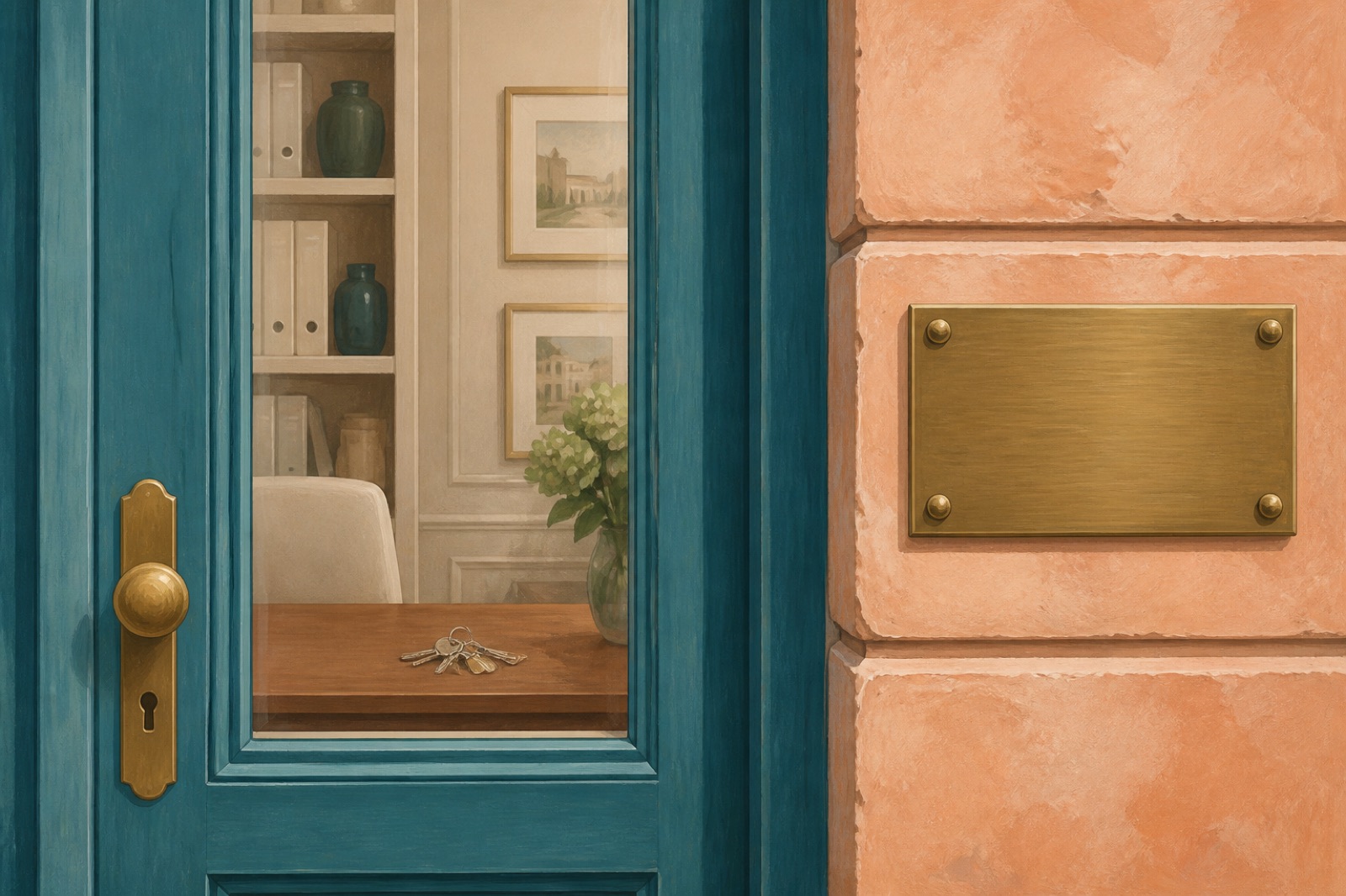 Your name on the estate agent listing, not a catalogue title