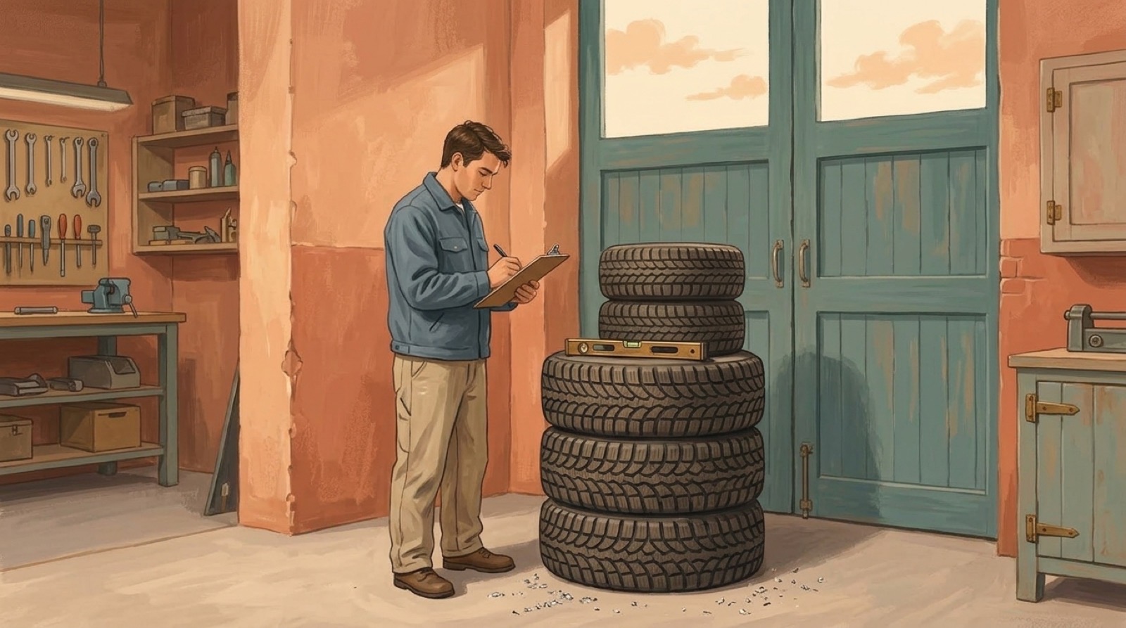 Garage posts that are an inspection date, not stock rims