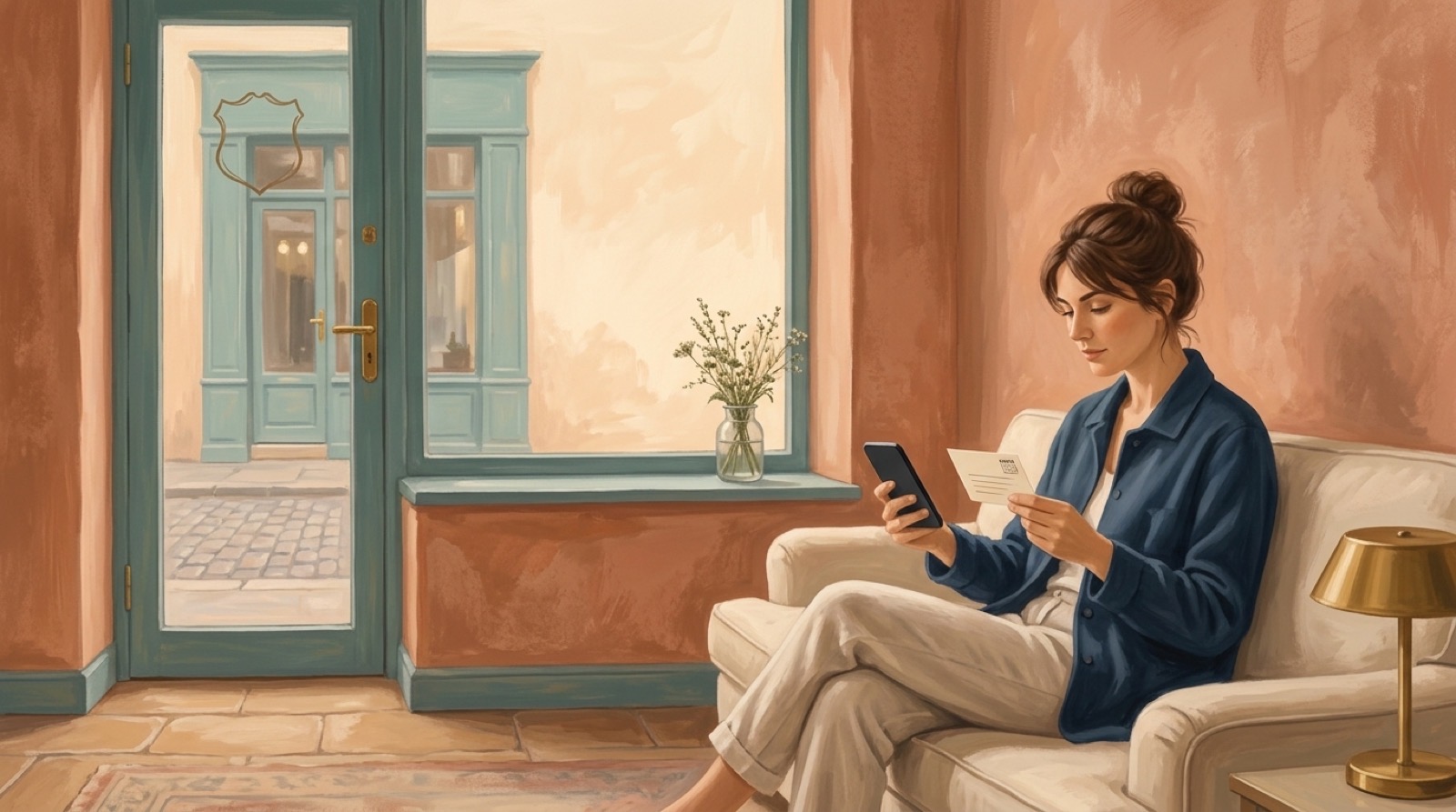 Salon booking link versus the listing